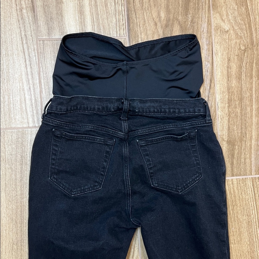 Abercrombie Women's Black Maternity Jeans - Picture 4 of 6